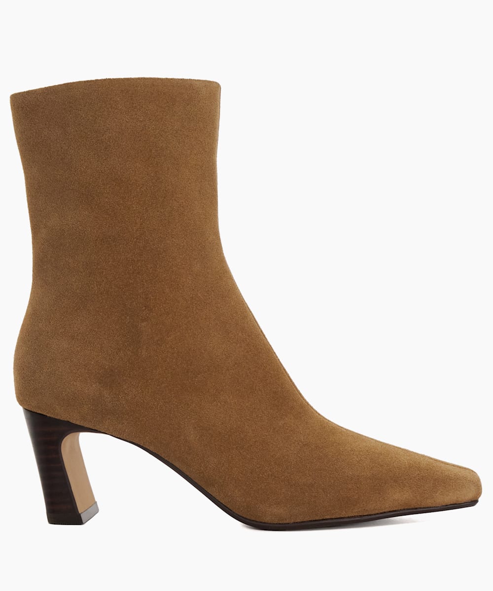 Taupe pointed toe booties store
