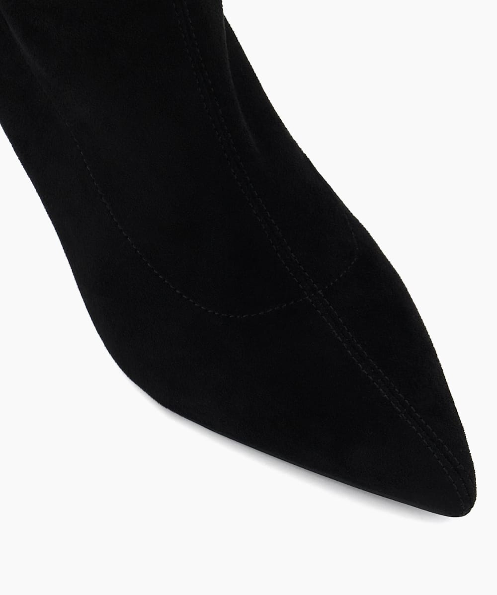 6pm black store booties