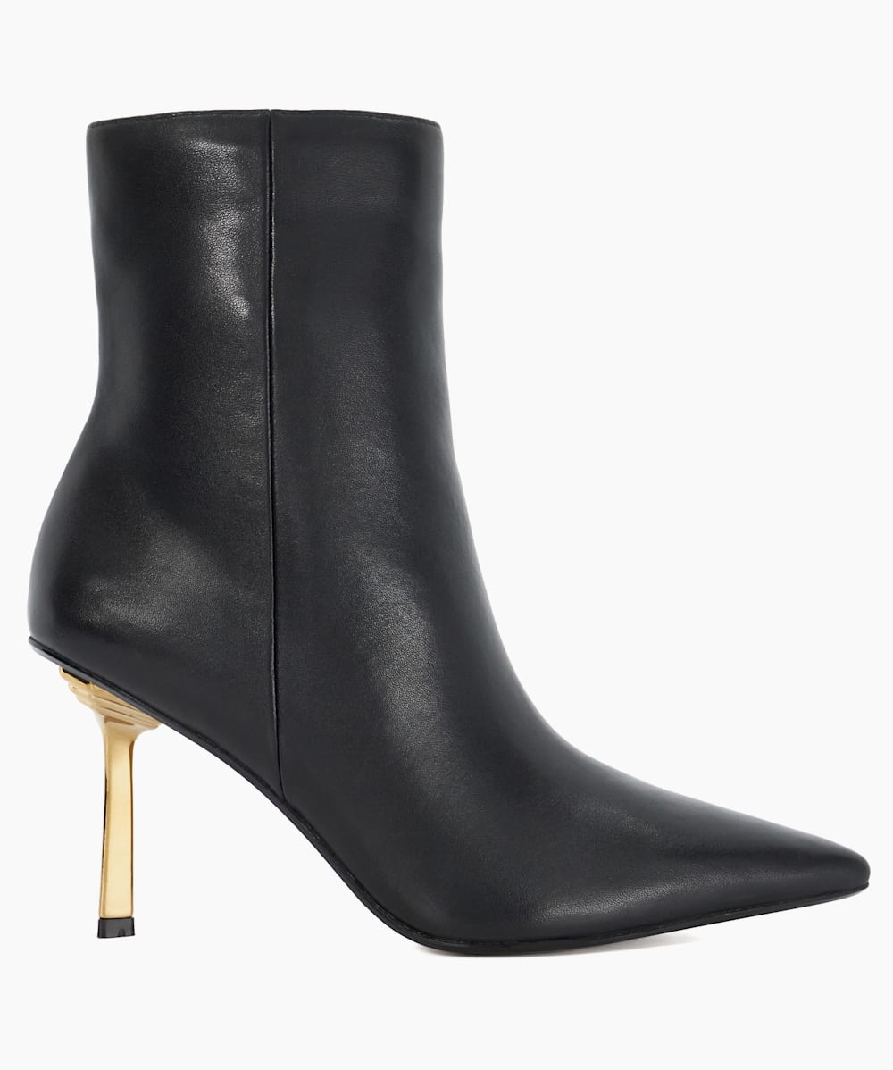 Black boots with gold detail clearance