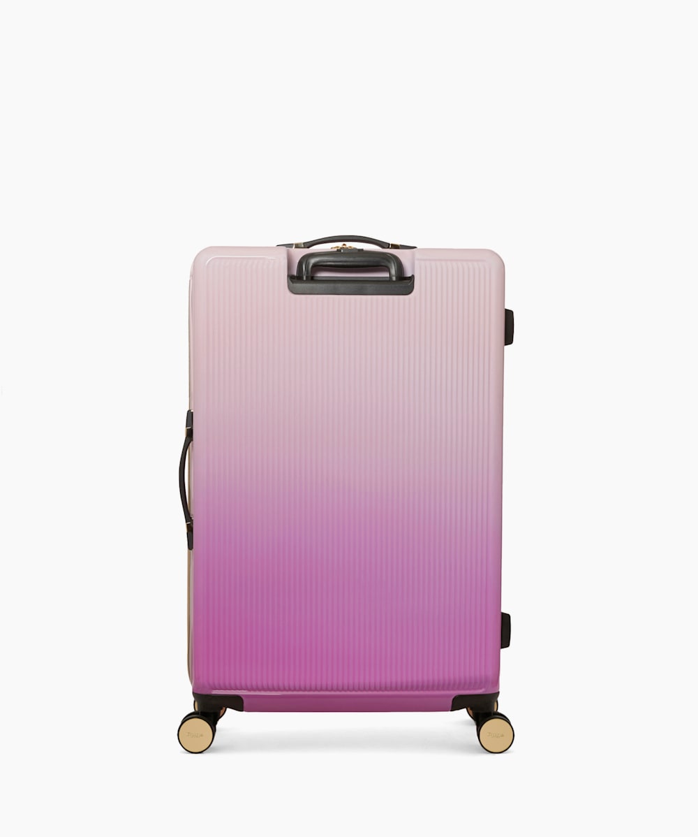 Olive Large Pink Hard Case Large Suitcase Dune London