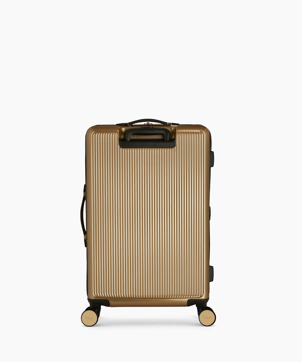 Gold suitcase hotsell