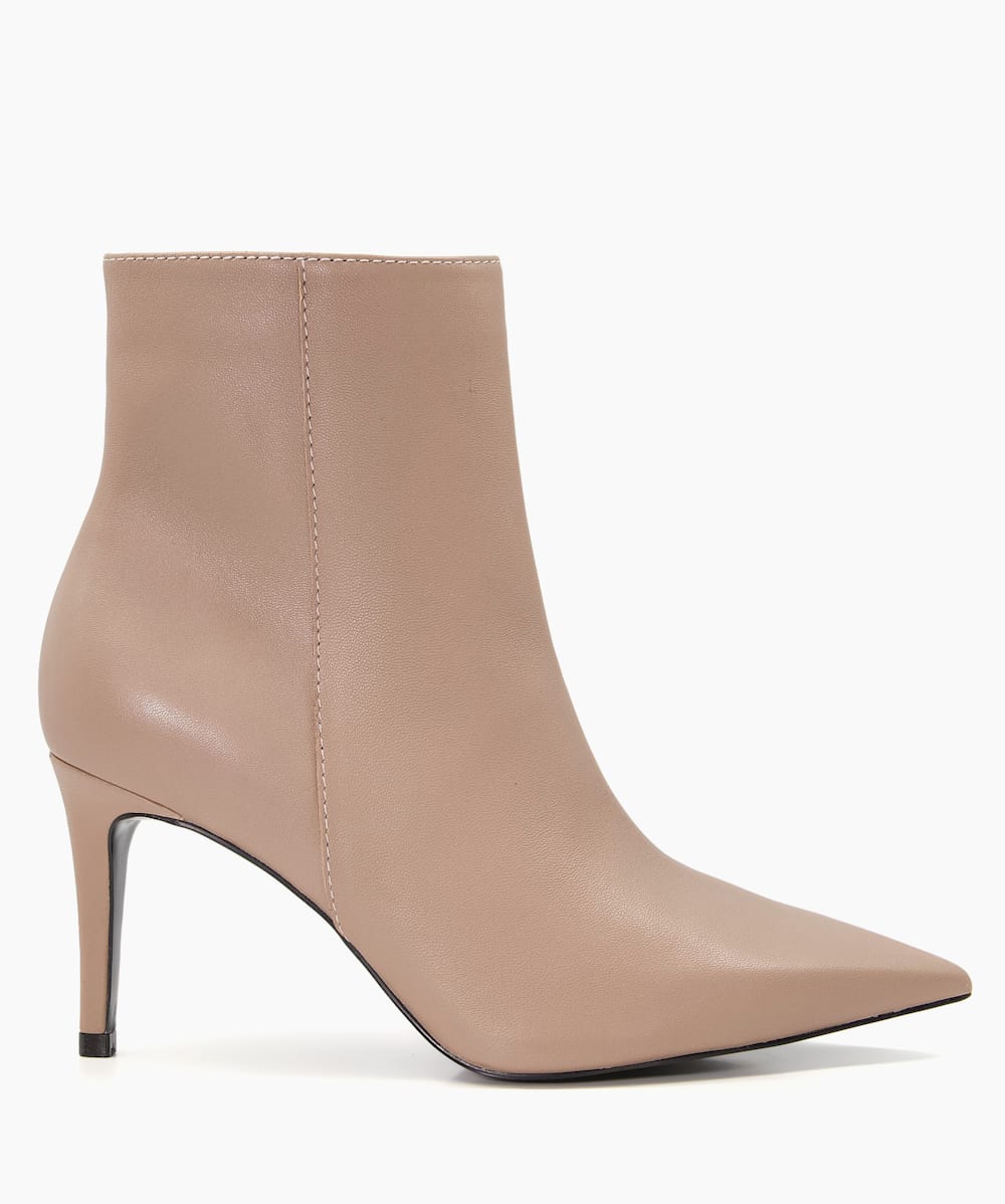 Nude sale colored booties