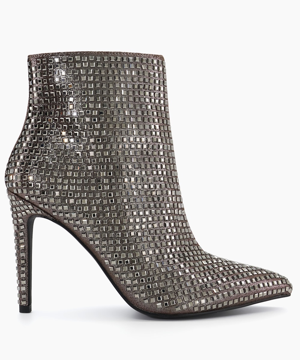 Silver glitter ankle store boots