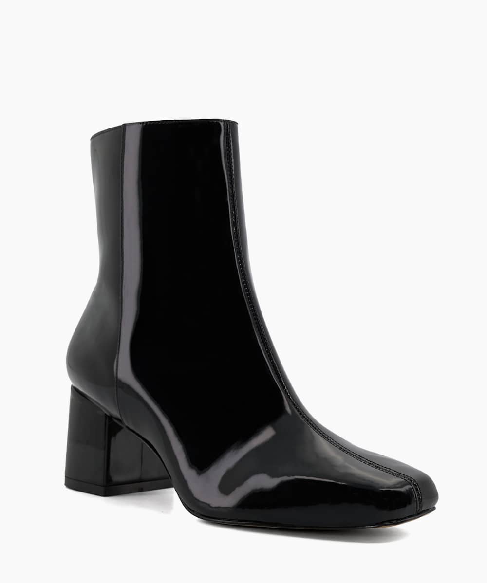 Dune black patent boots online