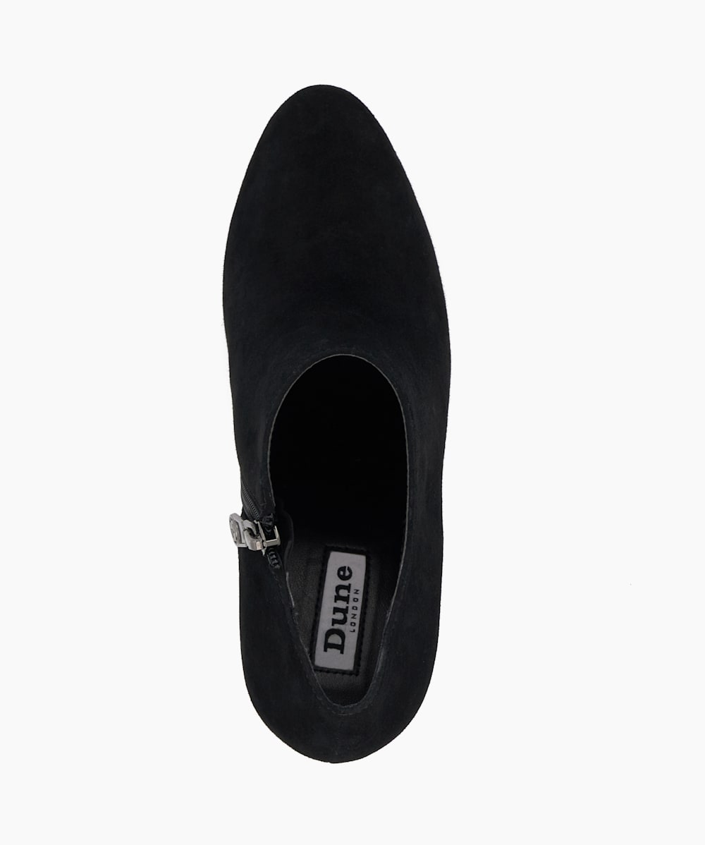 Dune black suede shoes discount