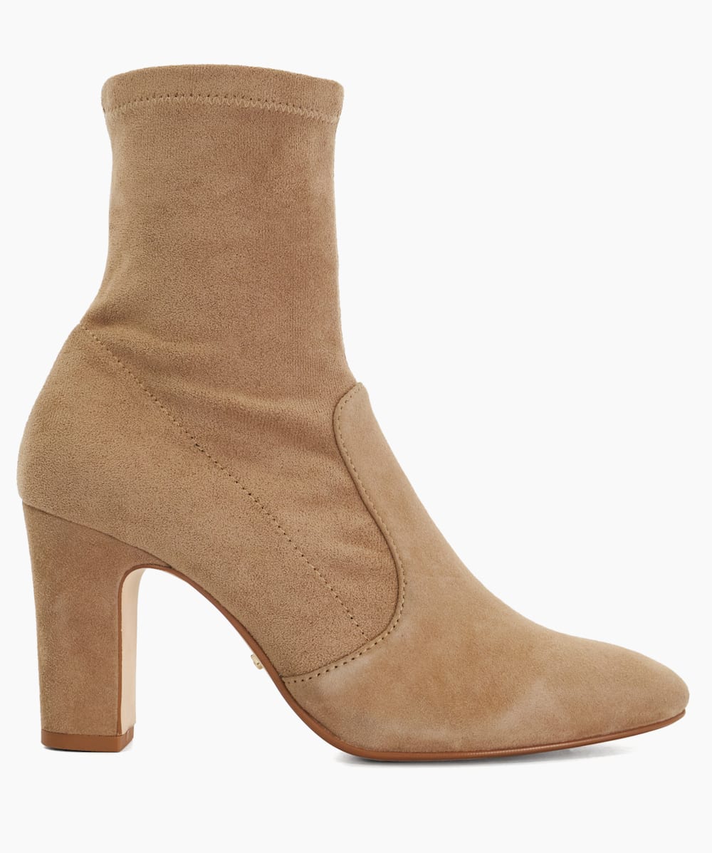 Block heel sock boots sales
