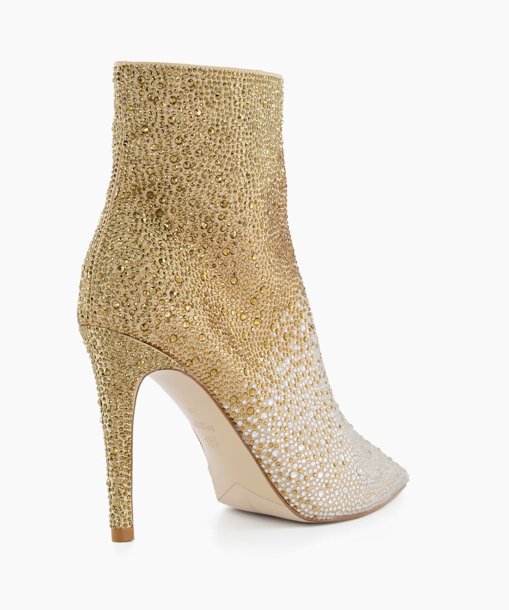 Gold sparkly ankle boots store