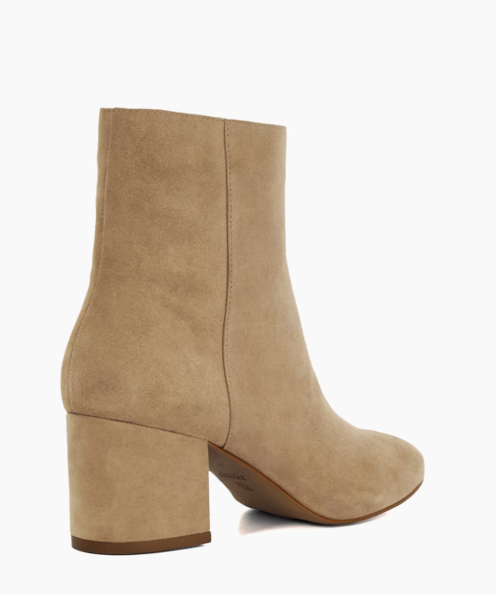 Caramel suede booties on sale