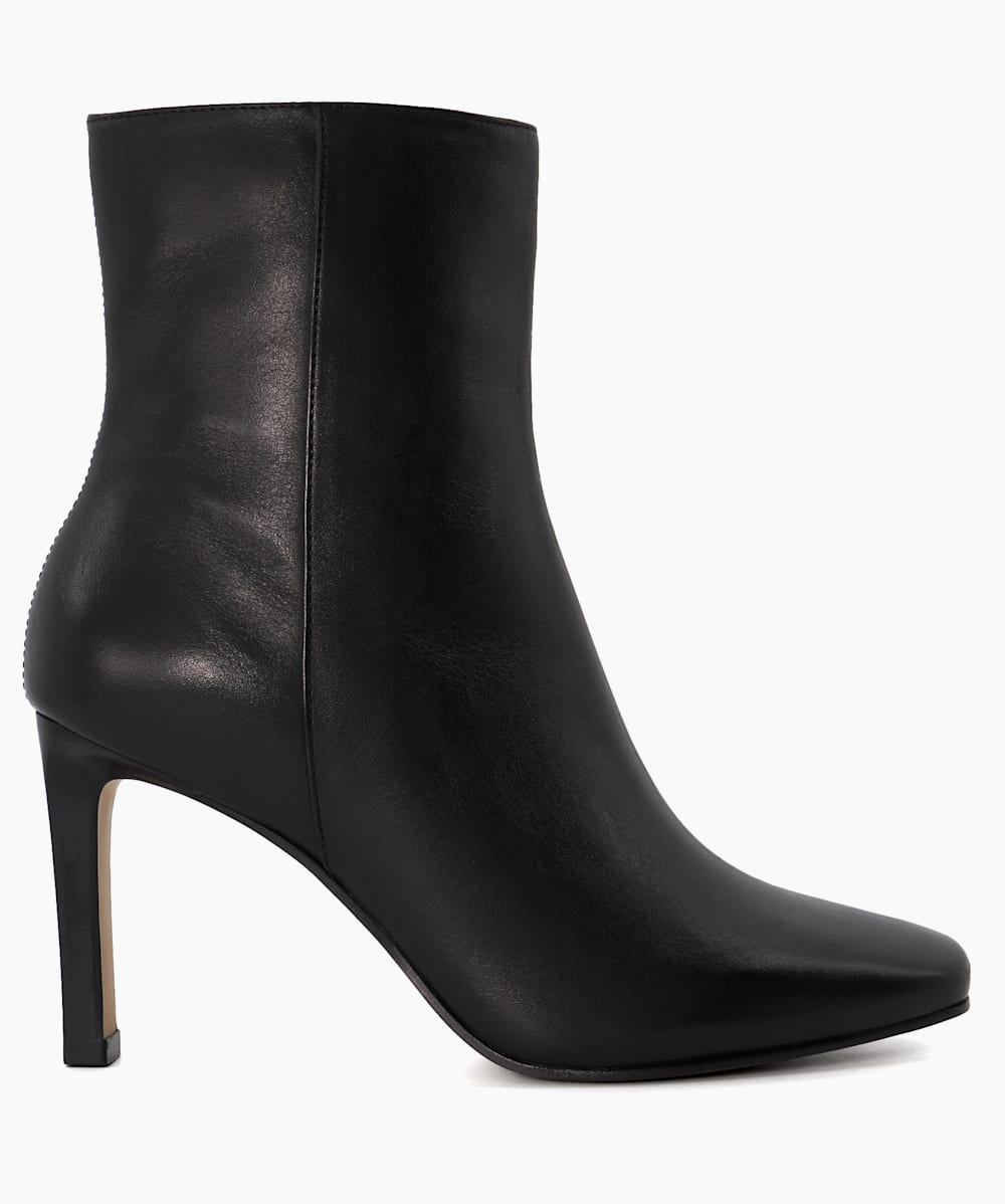 Black booties skinny heel on sale