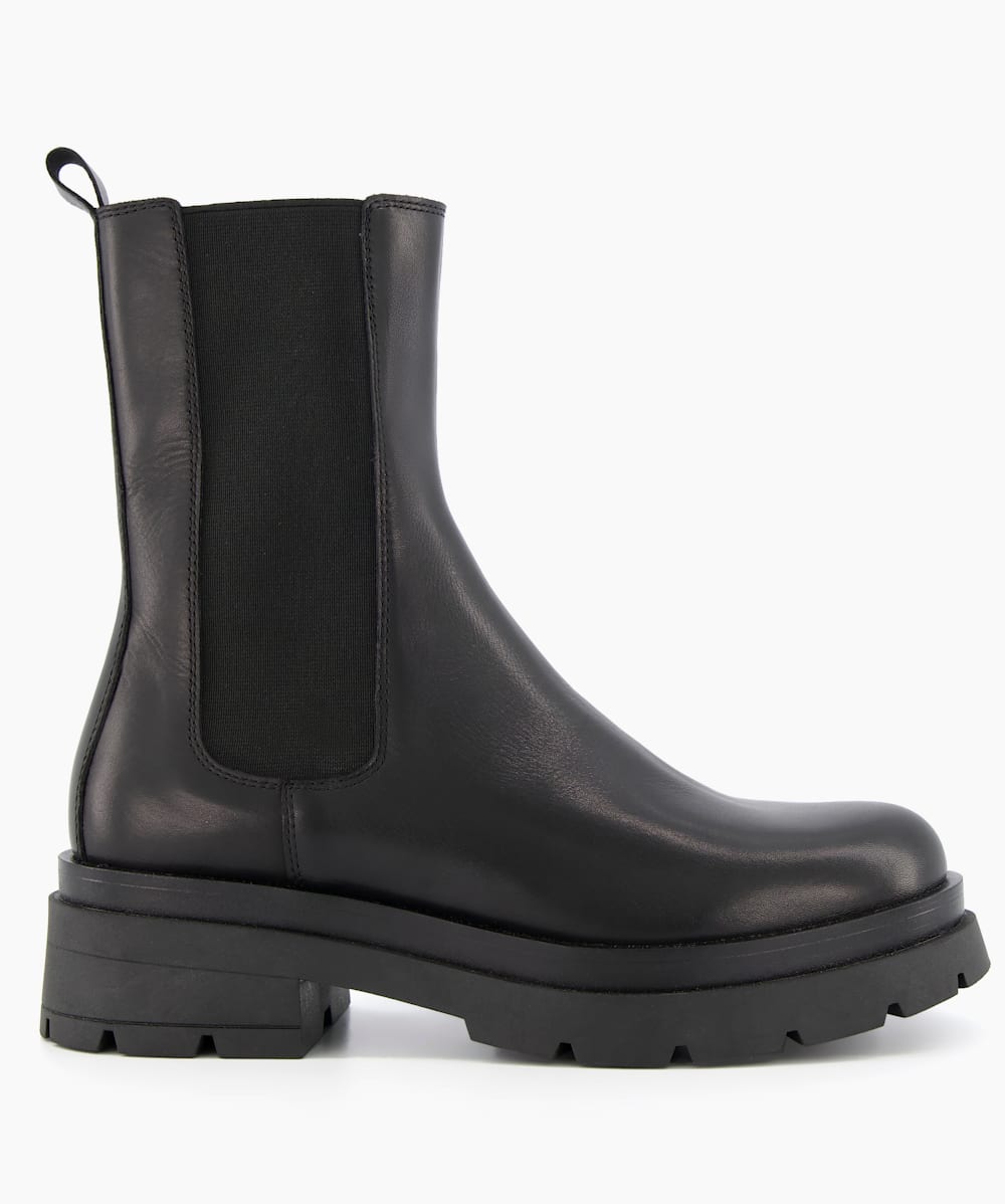 Thick sole black boots outlet