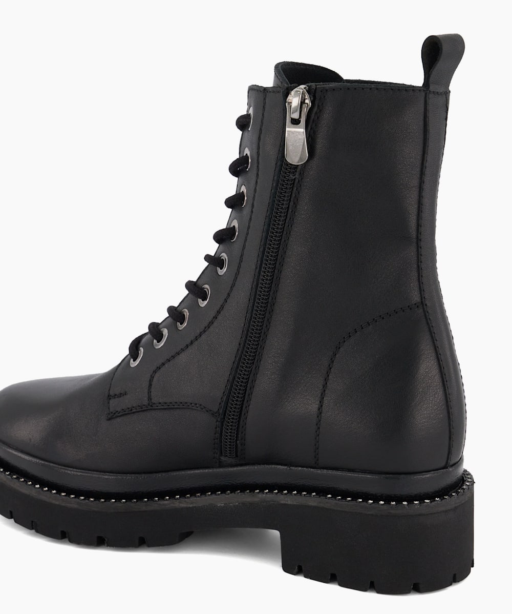 Dune patsie d boots black top