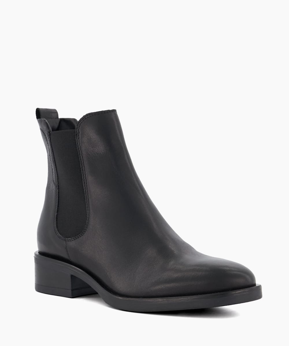 Chelsea black leather boots shop