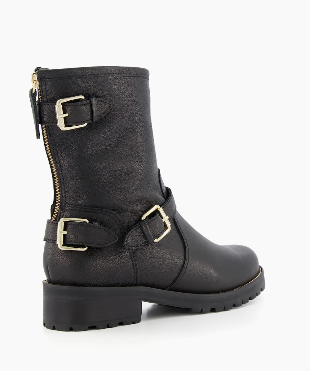Dune risky hotsell biker boots