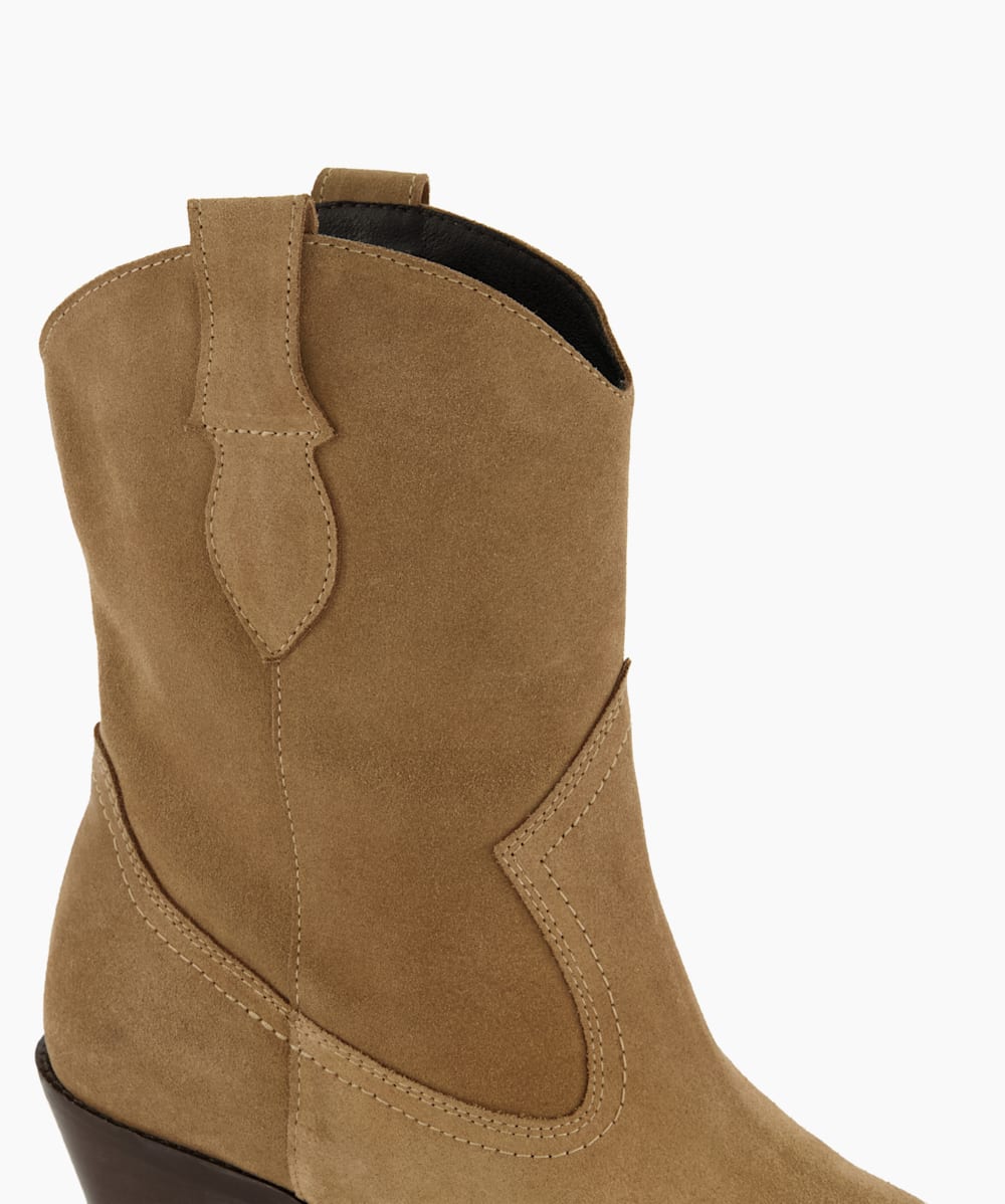 Cowboy suede boots on sale