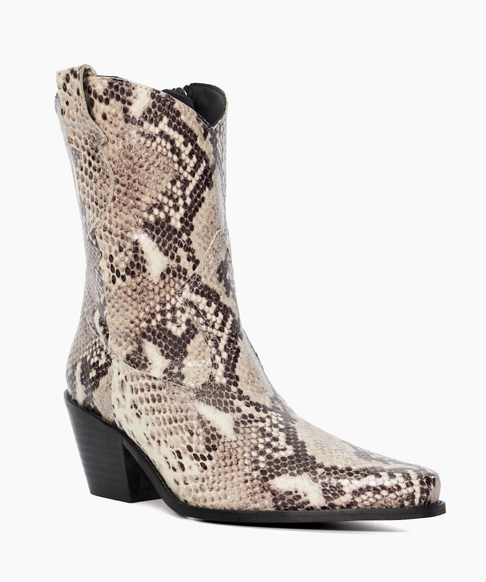Animal print western boots hotsell