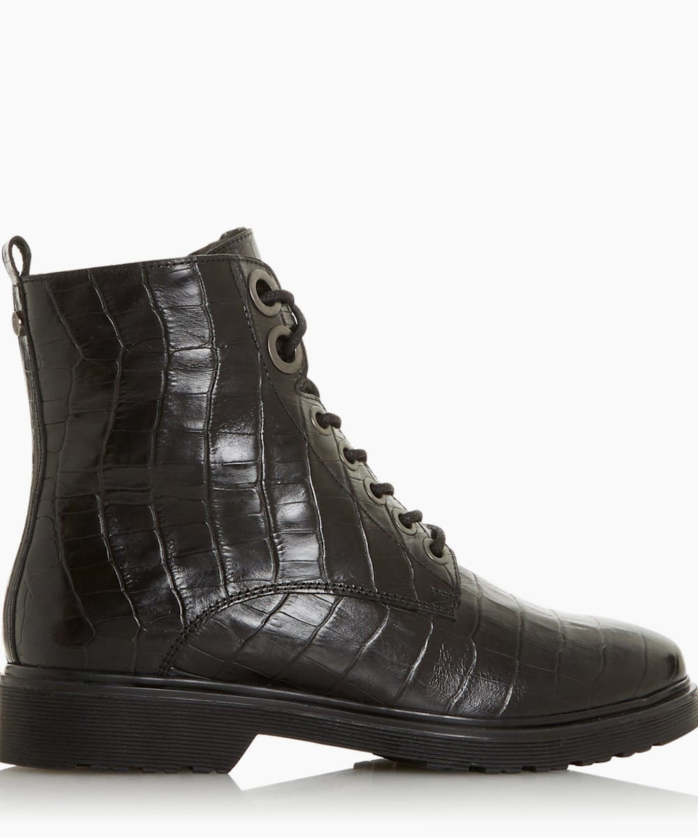Dune black boots sale clearance
