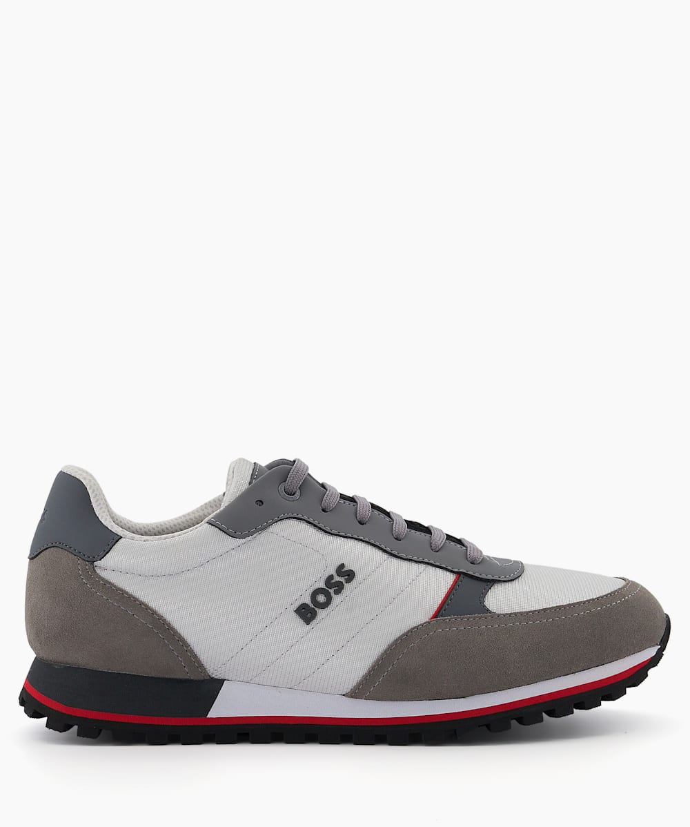 Parkour L Runn Grey Branded Running Trainers Dune London