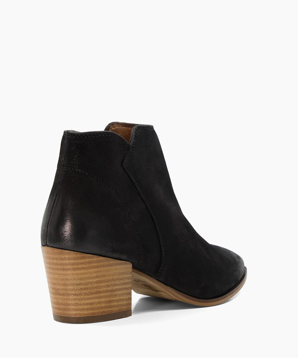 Suede black ankle boots 2025