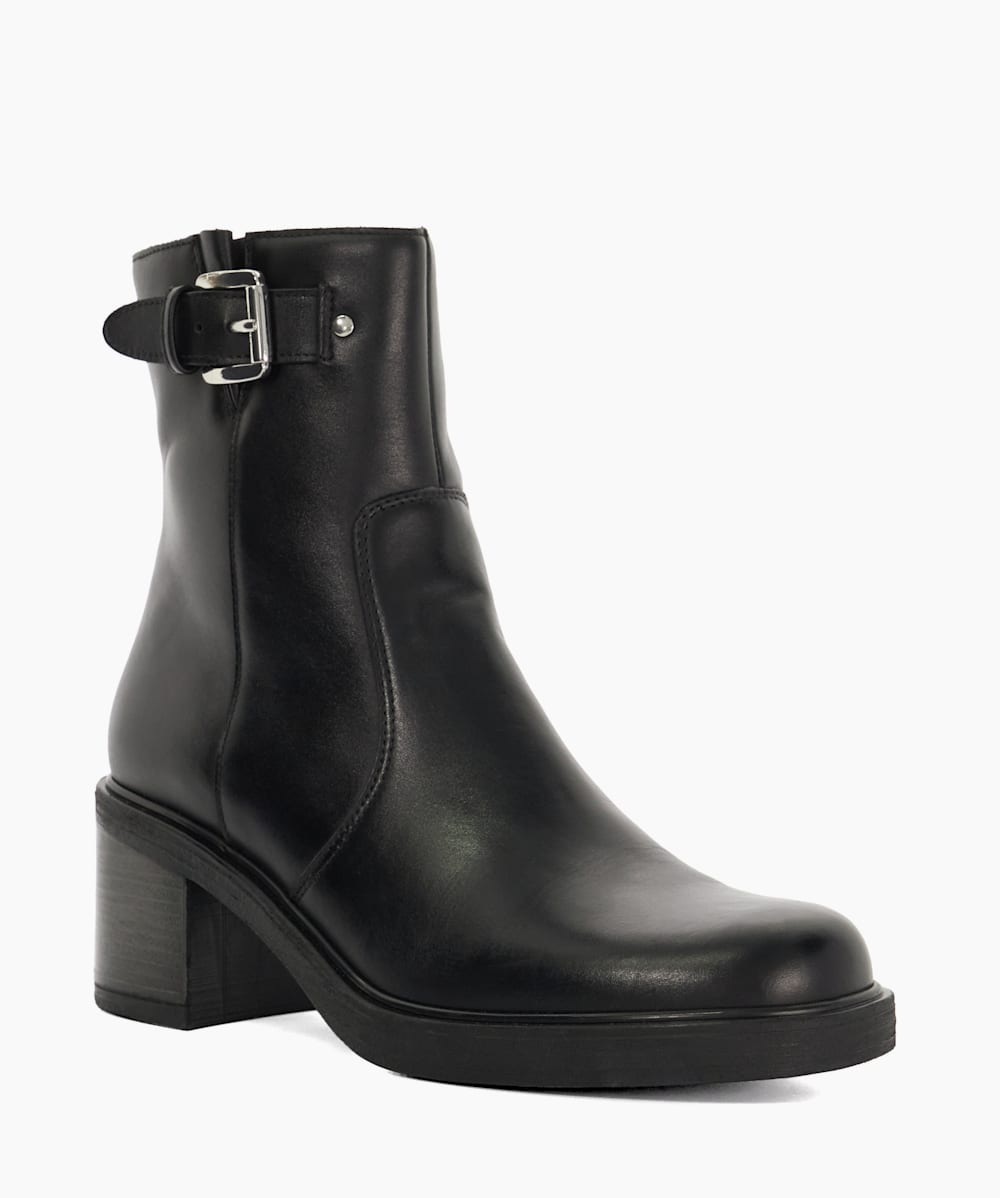Boots talon epais outlet
