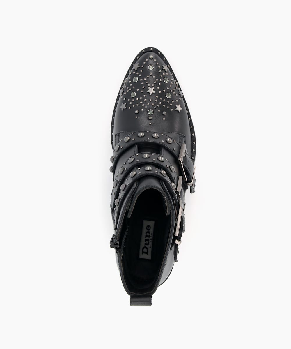 Topshop amy studded ankle boots top