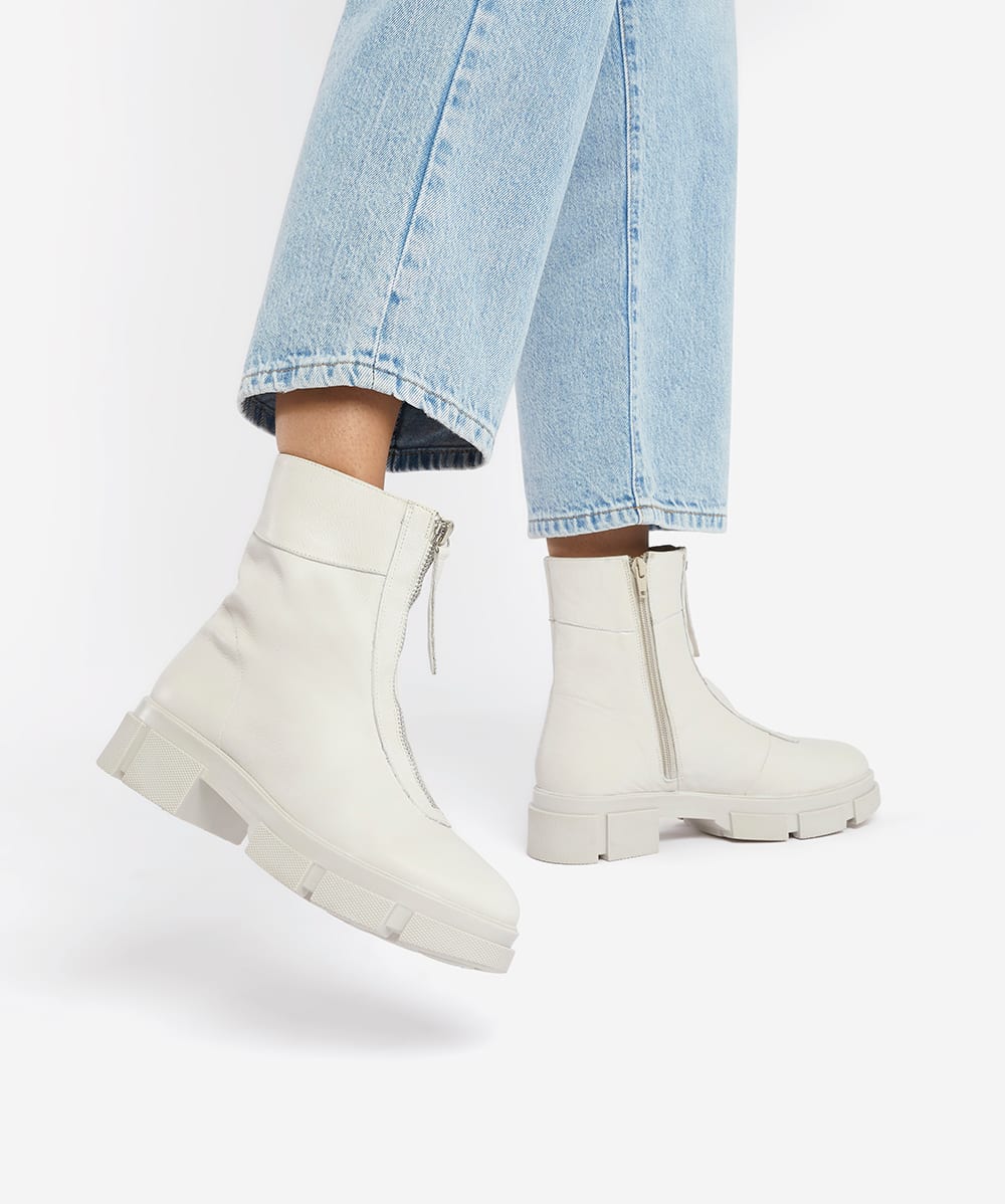 Womens boots with white soles on sale