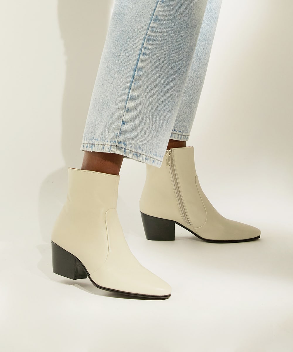 Plain flat round toe outdoor ankle ankle boots sales