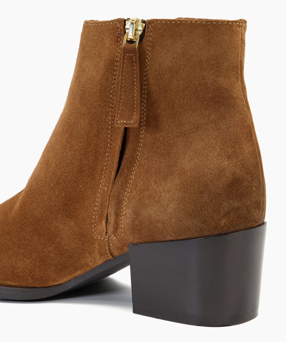 Suede ankle shoes hot sale