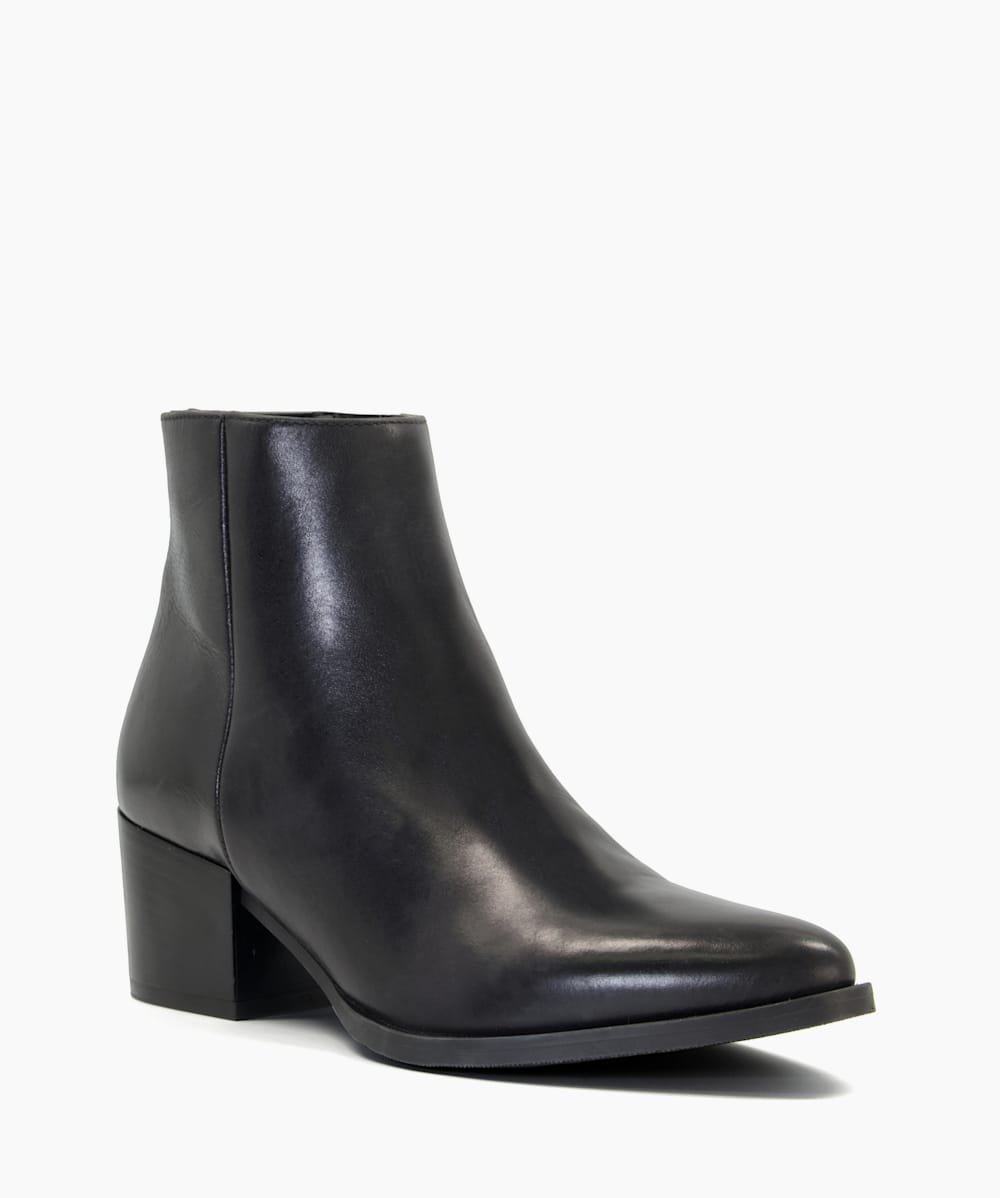 Dune black boots clearance