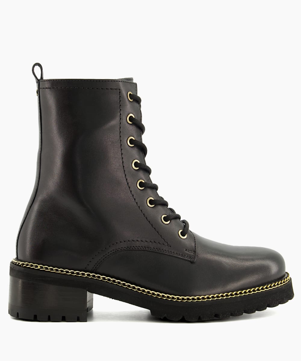 Slim combat boots sale