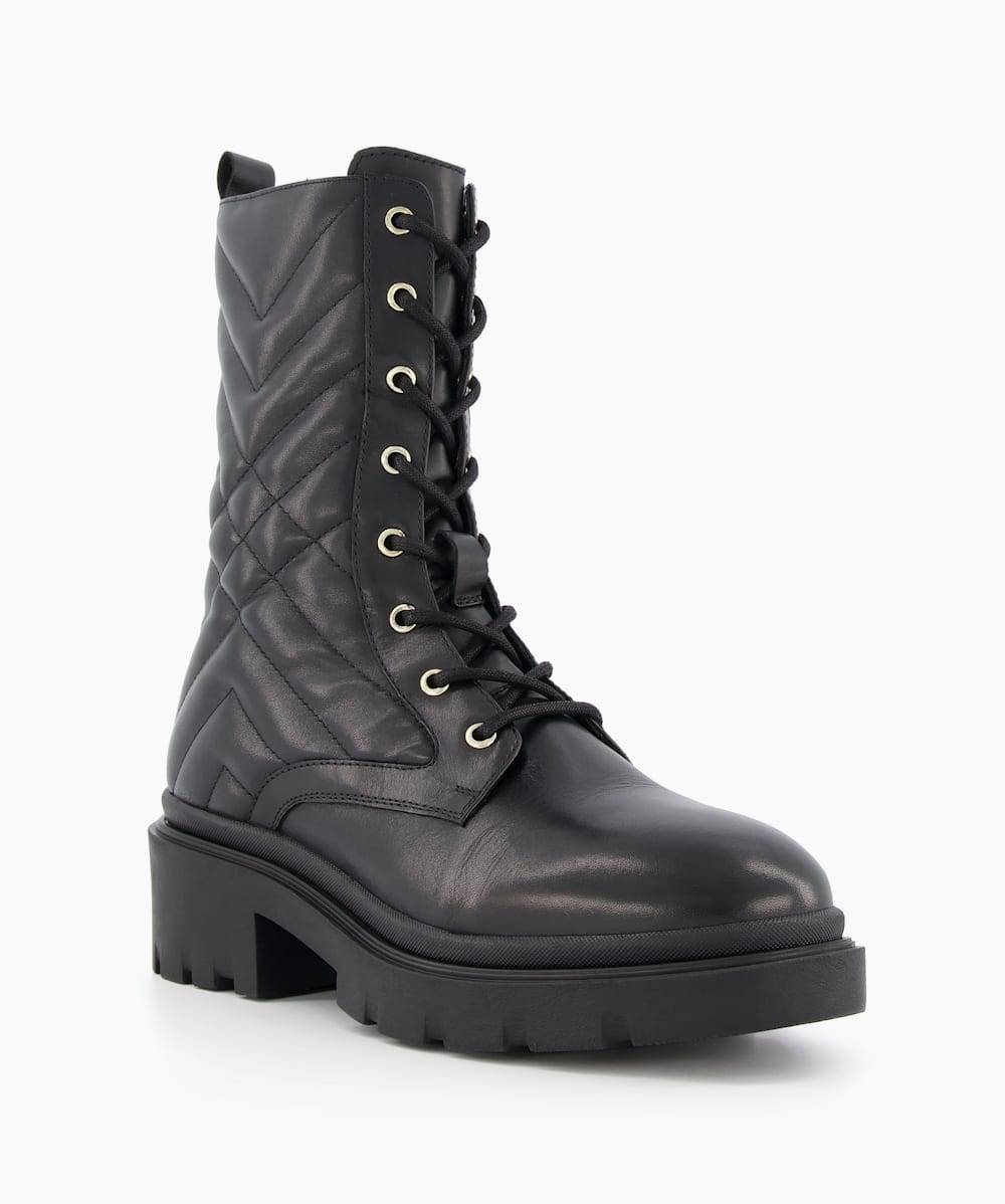 Quilted biker boots sale