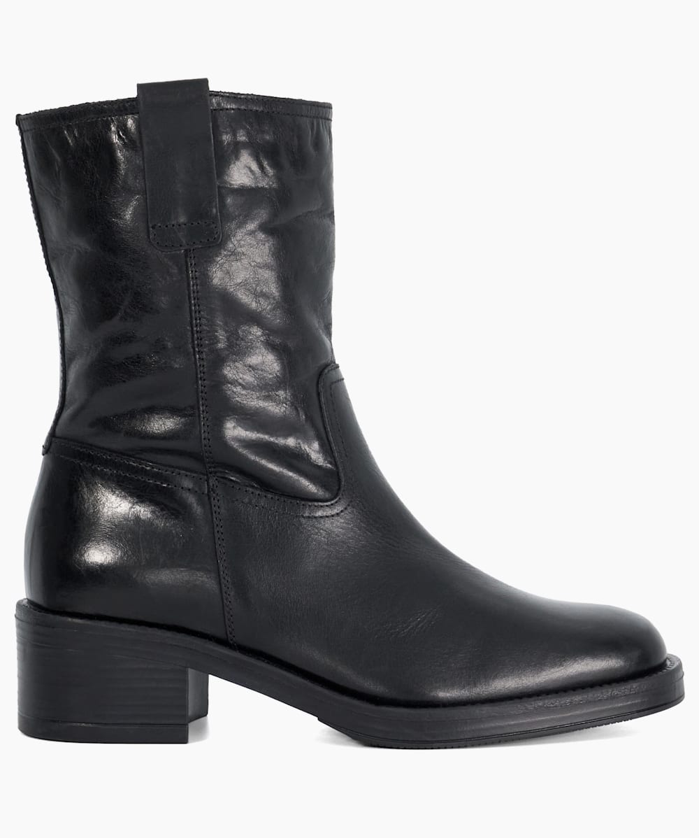 Paytyn Black Borg Lined Chunky Boots Dune London