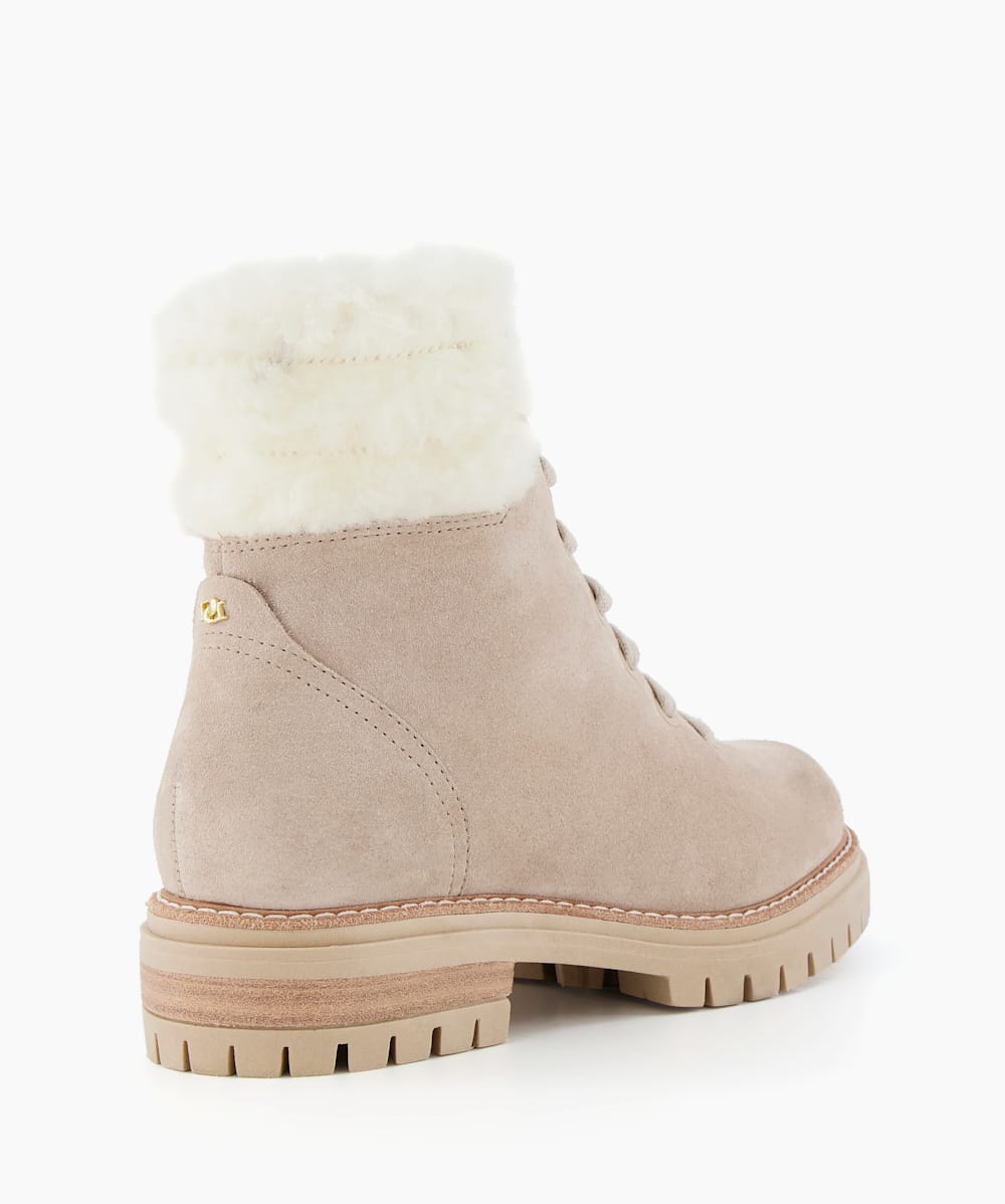 Dune fur boots clearance