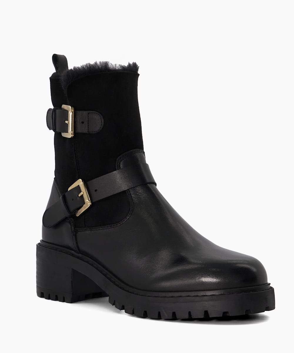 Ladies black fur lined boots new arrivals