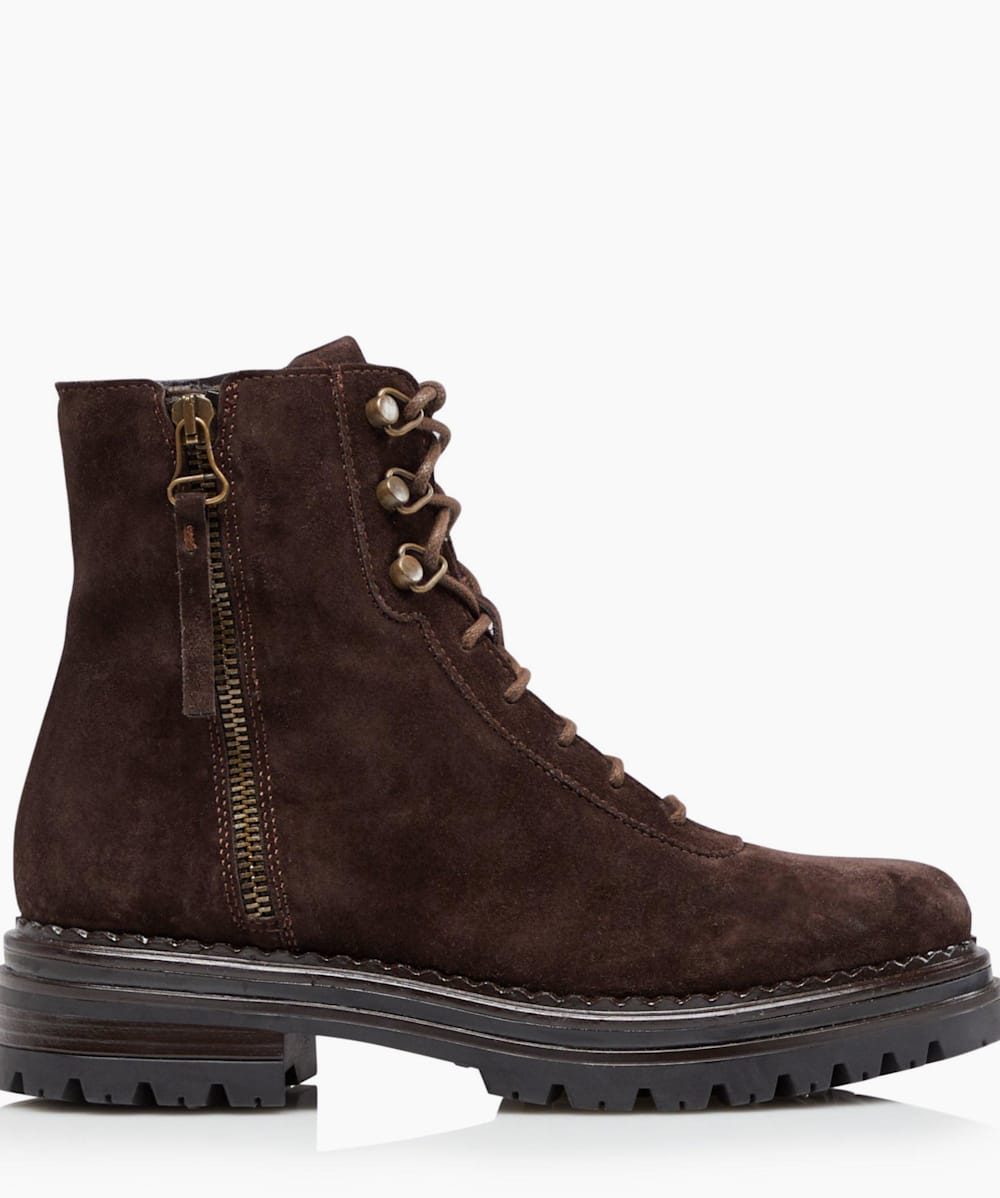 Chunky lace sale up hiker boots