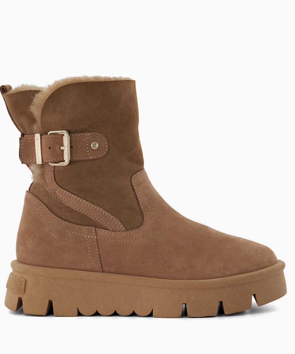 Dune fur lined ankle boots outlet