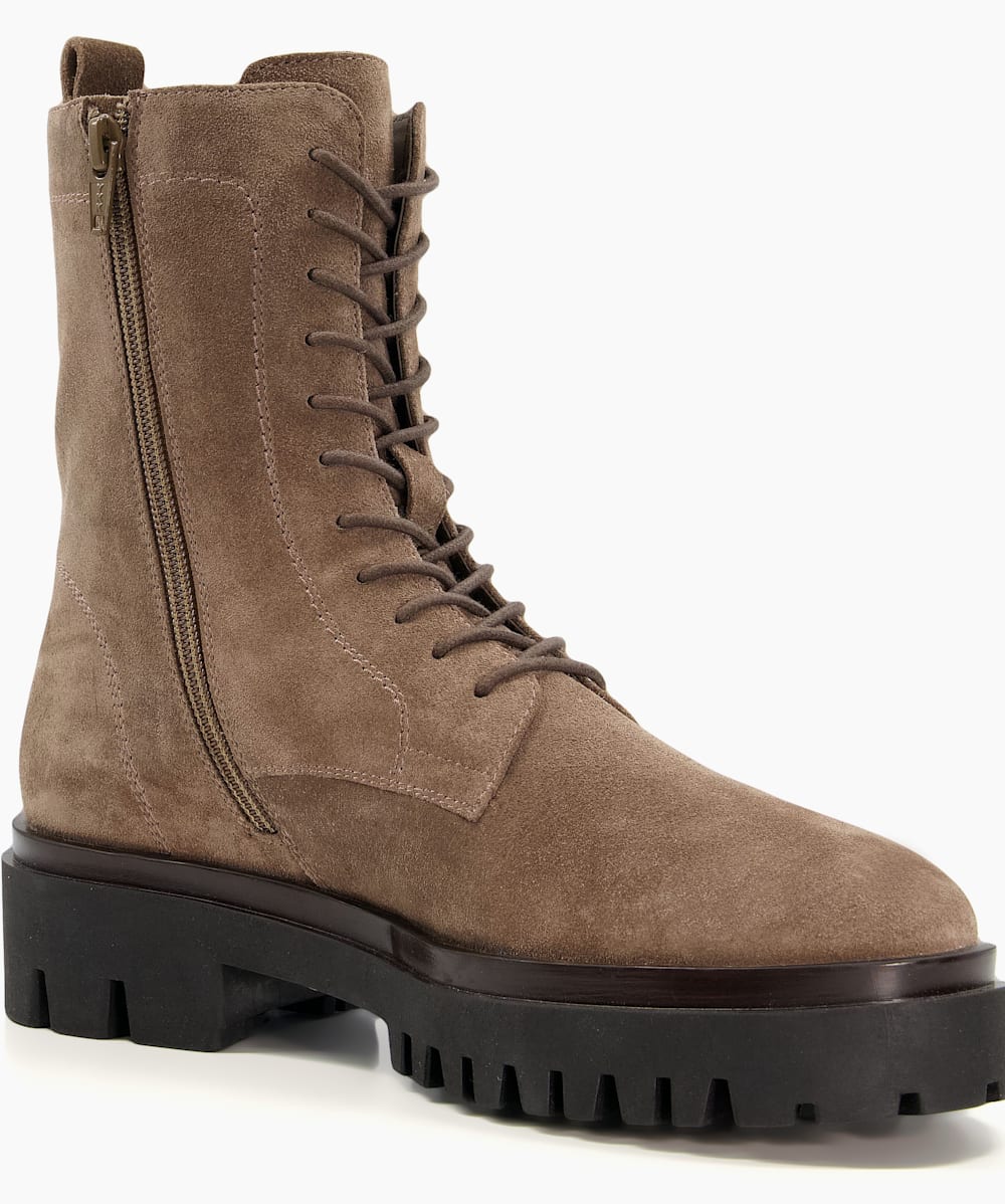 Dune taupe ankle boots top