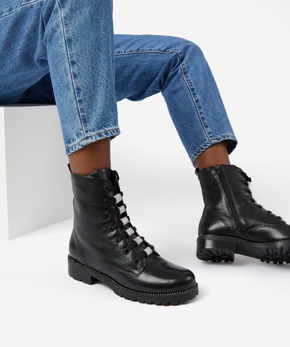 Dune lace up ankle hotsell boots