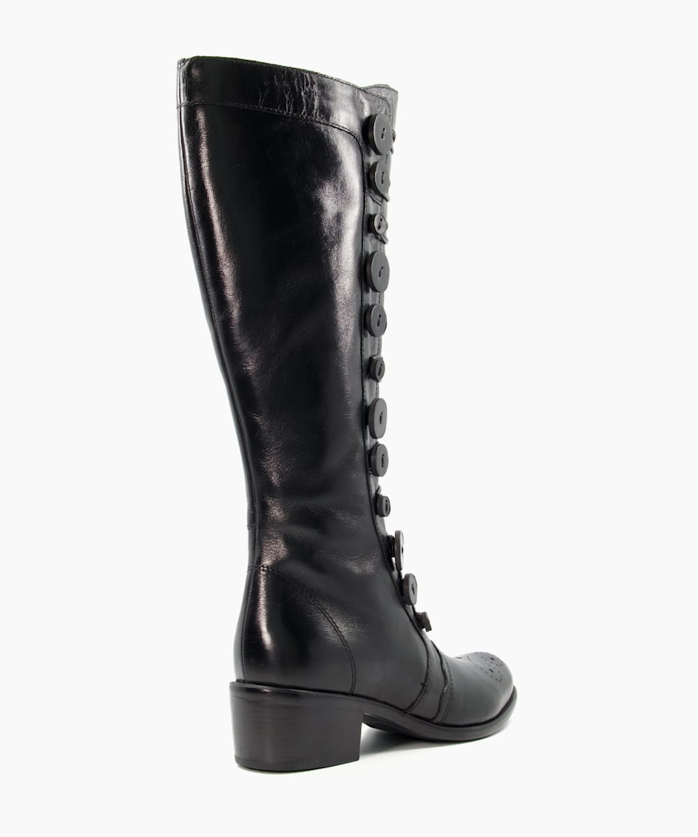 Dune pixie sale button high boots