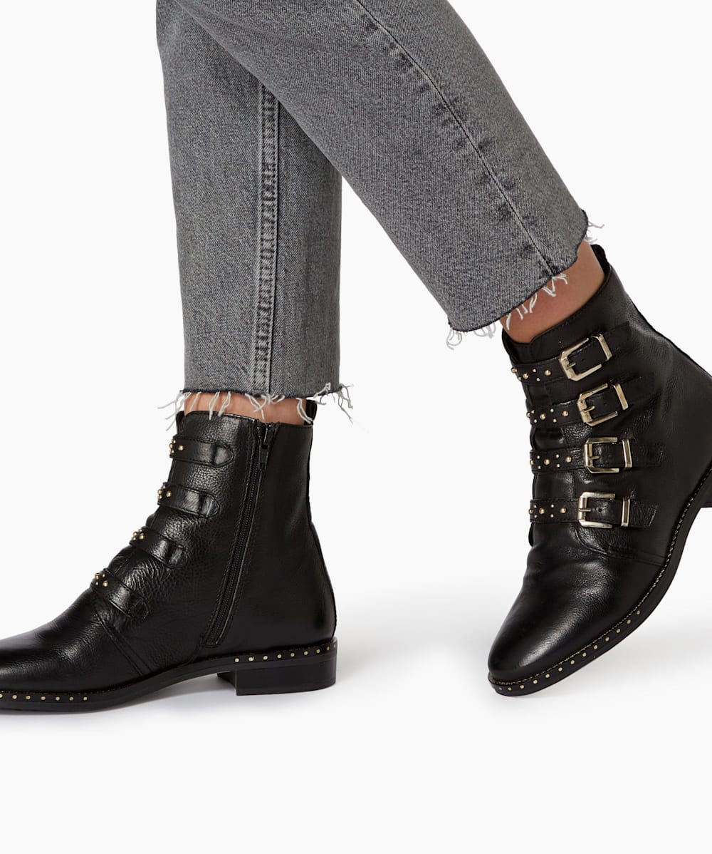 Dune pixxel studded cheap ankle boots