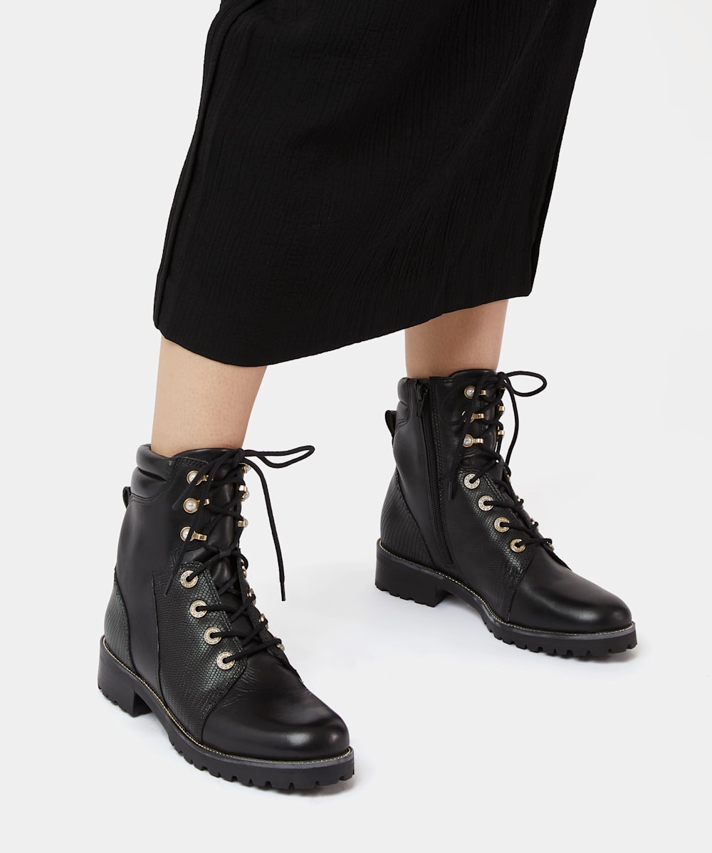 Norina embellished hiker booties hotsell