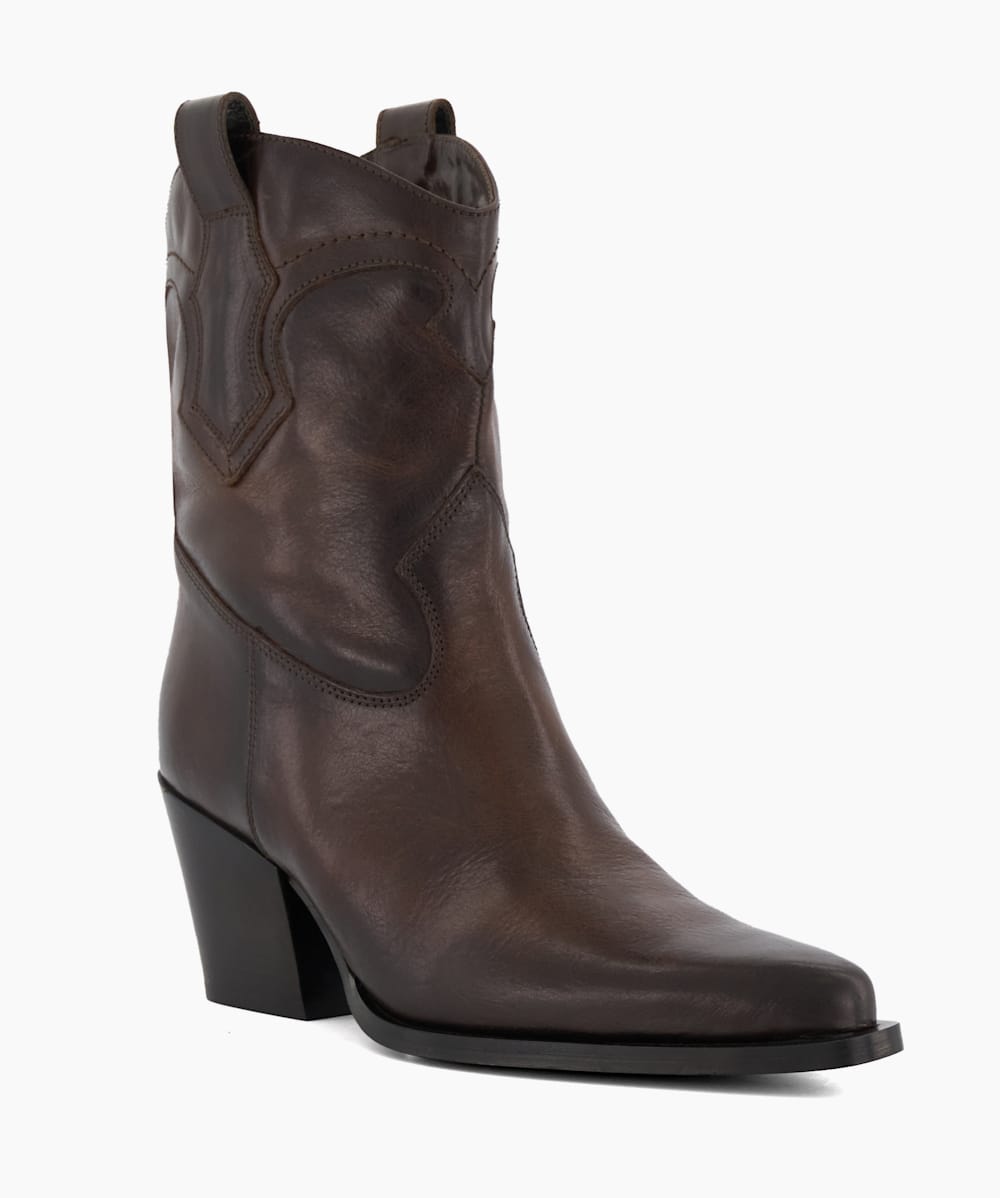 Dune brown boots sale