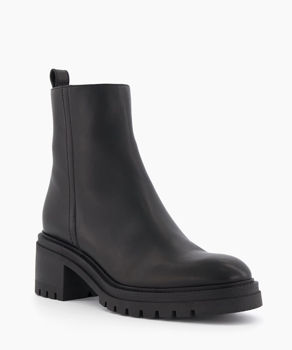 Dune black ankle boots hot sale