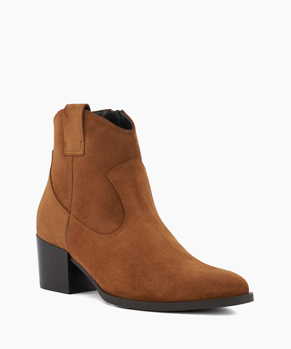 Tan western booties online