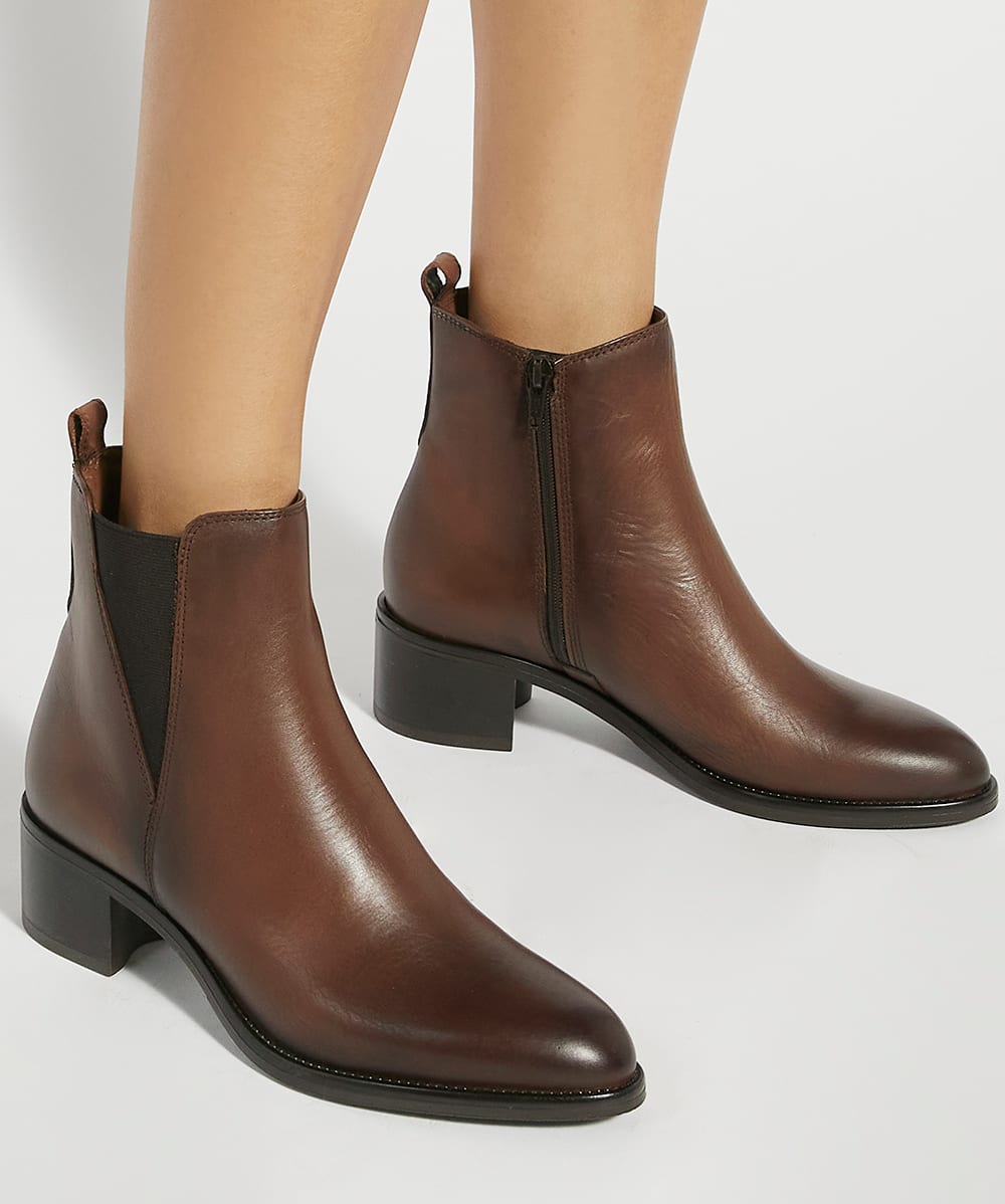Dune brown ankle boots shop