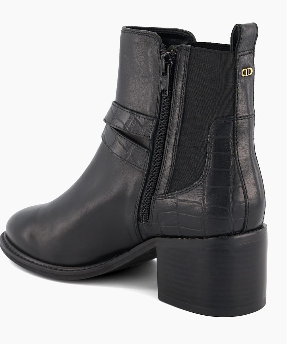 Black elasticated ankle boots online