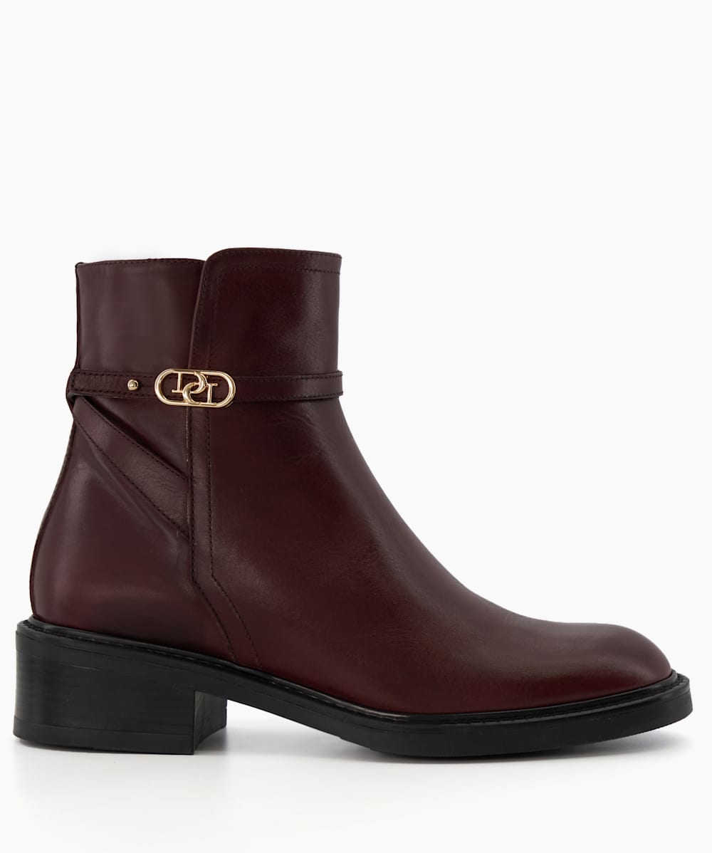 Dune red ankle new arrivals boots