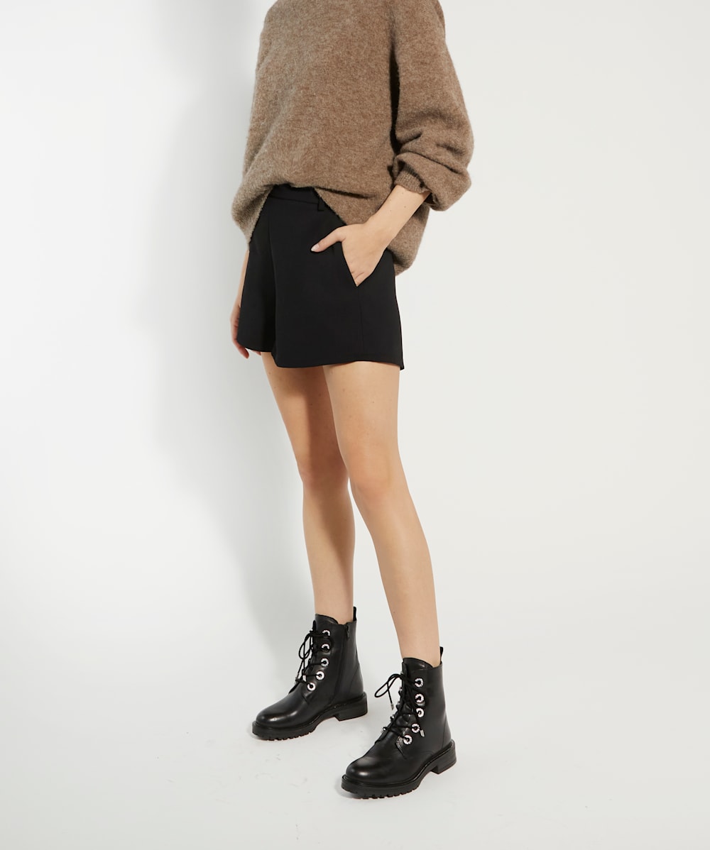 Bejewelled leather ankle boots best sale