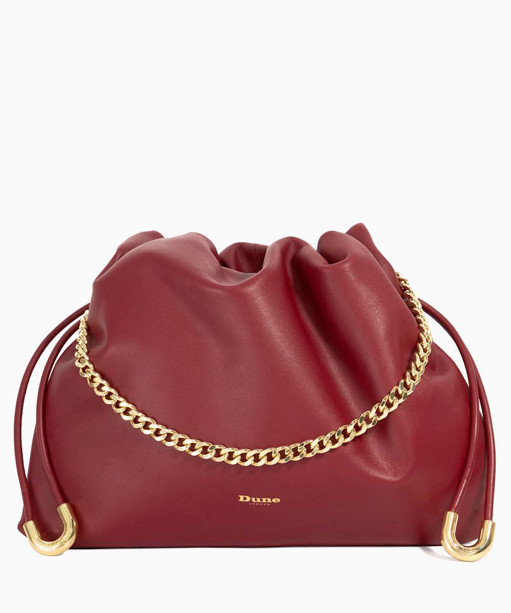 Dune red handbag store