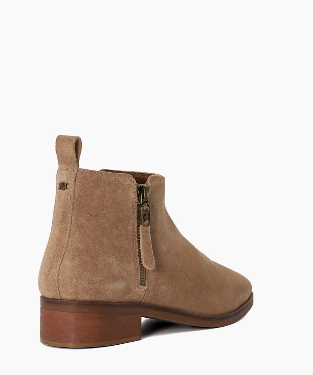 Dune taupe cheap ankle boots