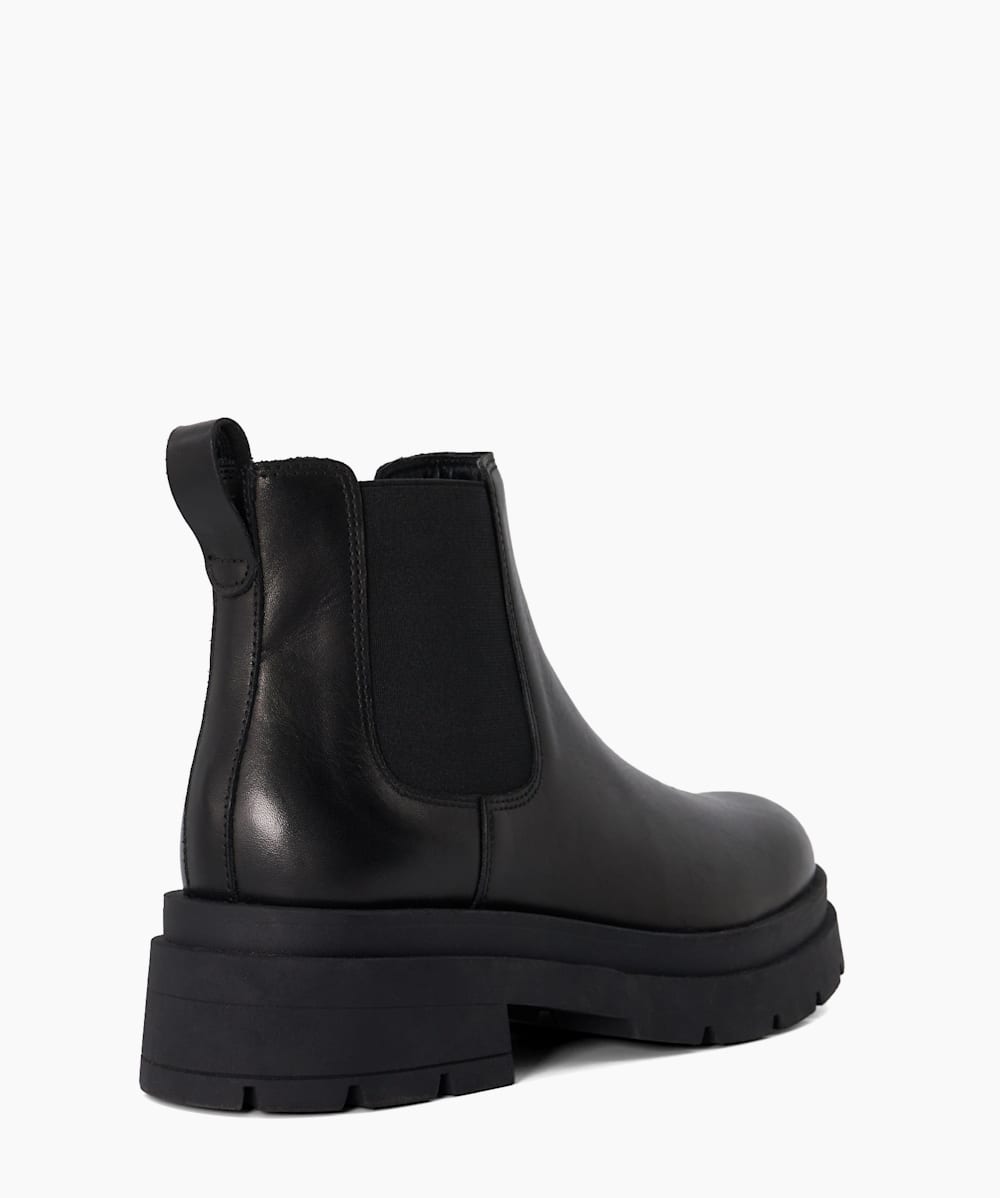 Raid wide fit radar black chunky chelsea boots shop